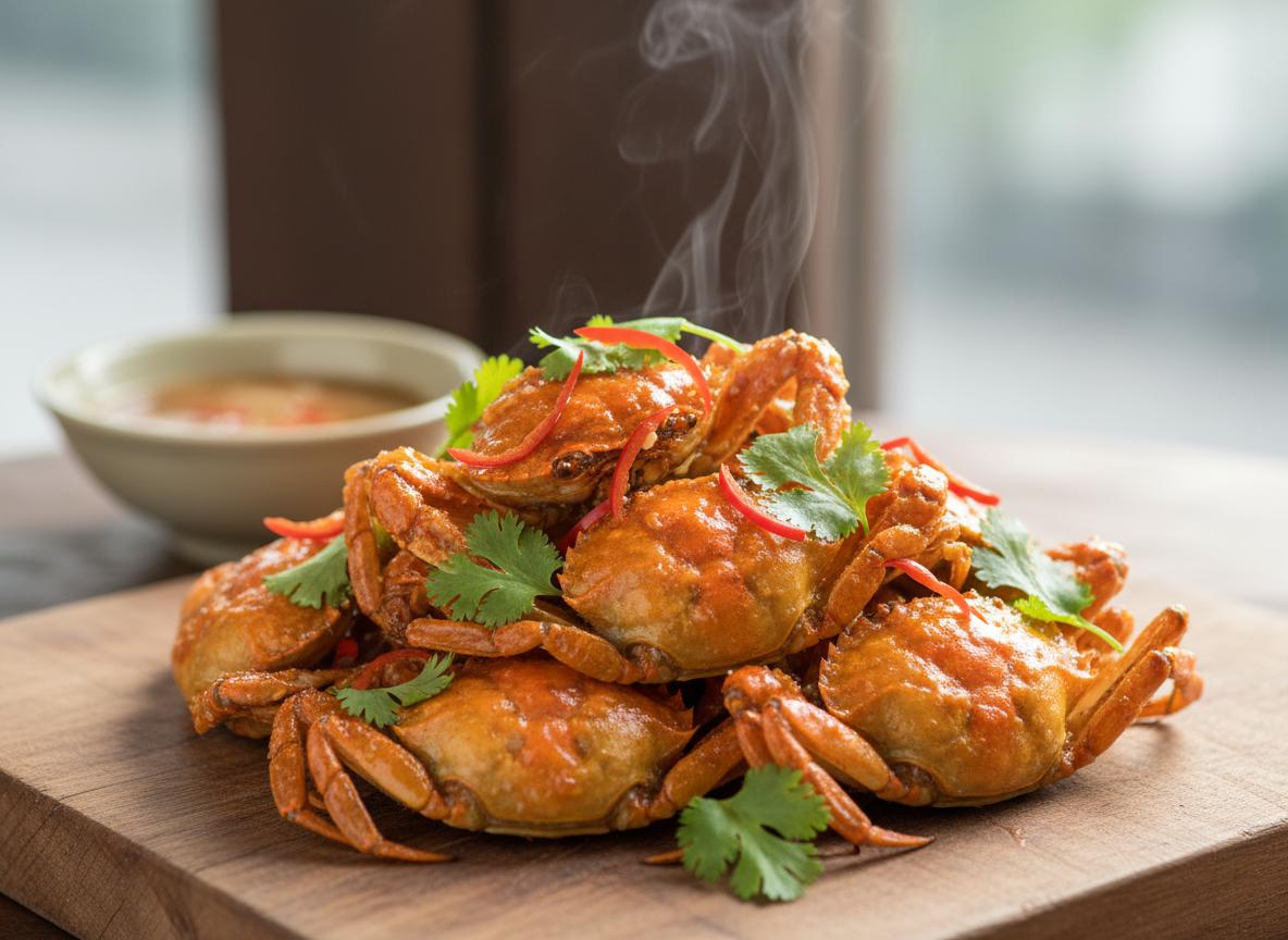 cua đồng rang nước mắm