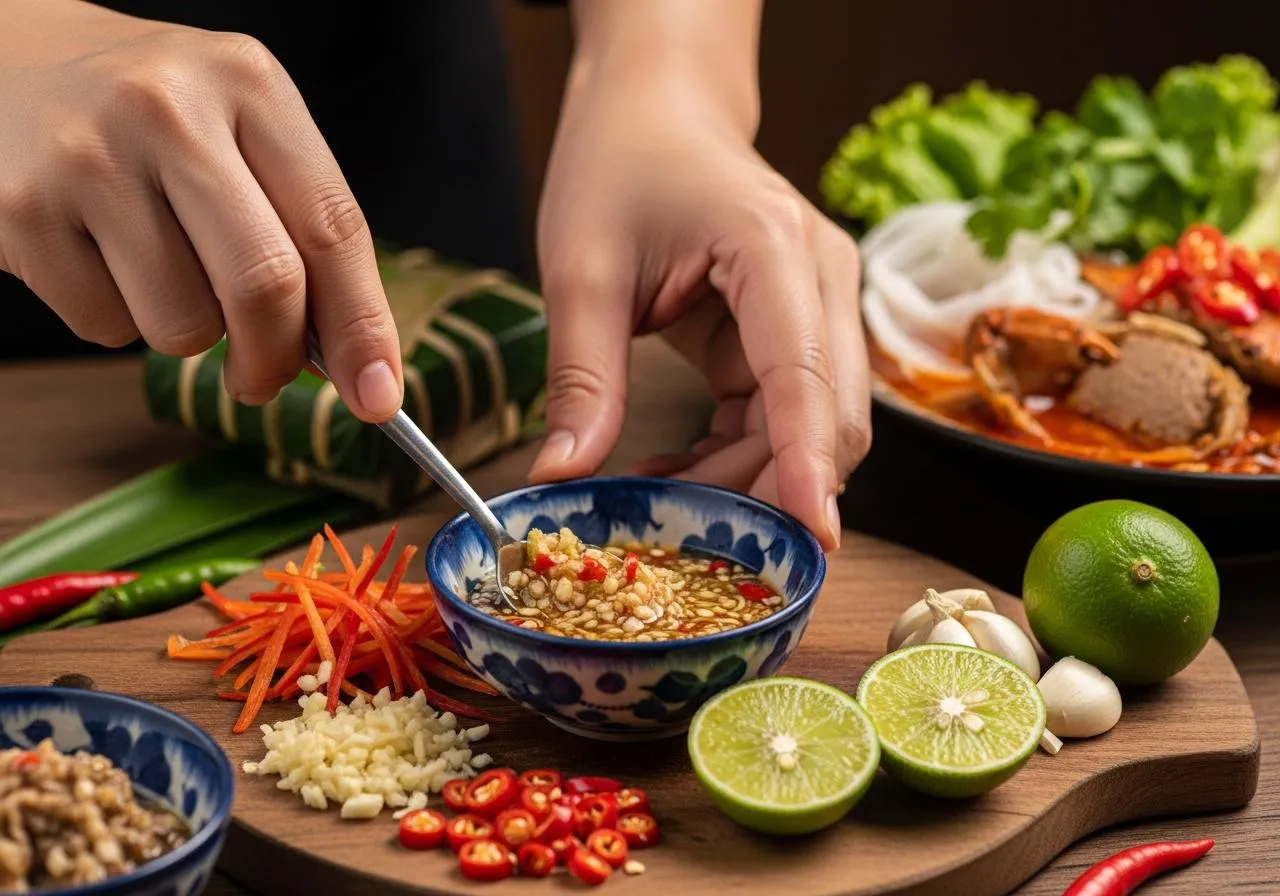 Mẹo chọn mắm tôm Bắc màu tím sim chín chuẩn vị cho bún riêu
