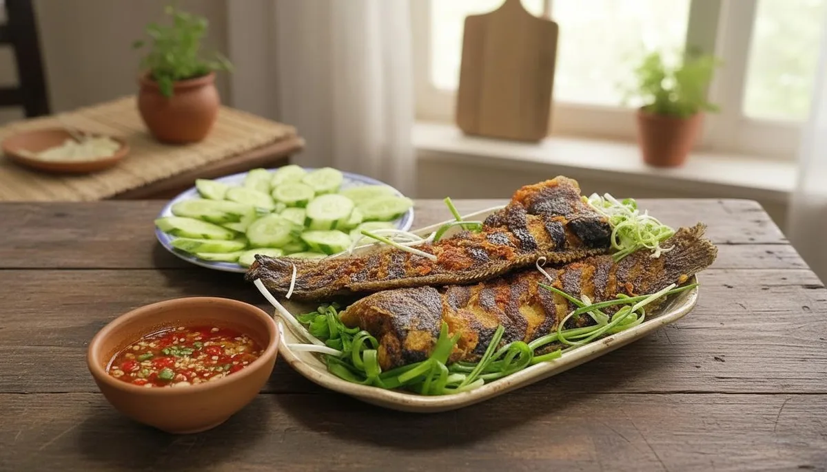 Cá trê chiên mắm gừng giòn rụm, thấm vị