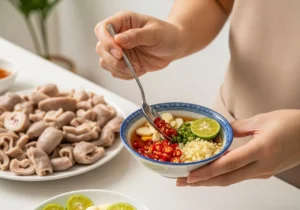 3 cách pha nước mắm chấm lòng lợn luộc ngon đậm đà chuẩn vị